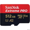 Micro SecureDigital 512GB SanDisk microSDXC Class 10 UHS-I A2 C10 V30 U3 Extreme Pro (SD ) 200MB/s [SDSQXCD-512G-GN6MA]  [: 1 ]