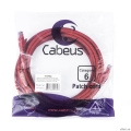 Cabeus PC-UTP-RJ45-Cat.6-5m-RD-LSZH - U/UTP,  6, 2xRJ45/8p8c, , , LSZH, 5  [: 2 ]