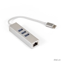 ExeGate EX294188RUS ������-������� ExeGate EXE-77C-45 (USB3.0 Type C --> 3xUSB3.0 + 1xRJ45 UTP 1000Mbps RLT8153)  [��������: 1 ���]
