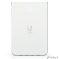 UBIQUITI U6-IW ����� ������� UniFi 6 AP In-Wall  {2,4+5 ���, Wi-Fi 6, 4�4 MU-MIMO, 5� 1G RJ45}  [��������: 1 ���]