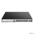 D-Link DGS-3130-30PS/B2A PROJ ����������� L3 ����������� ���������� � 24 ������� 10/100/1000Base-T, 2 ������� 10GBase-T � 4 ������� 10GBase-X SFP+ (24 ����� PoE 802.3af/at, PoE-������ 370 ��)  [��������: 1 ���]