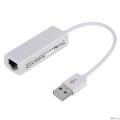 Bion Переходник с кабелем USB A - RJ45, 100мб/с, длинна кабеля 10 см, белый [BXP-A-USBA-LAN-100]  [Гарантия: 1 год]