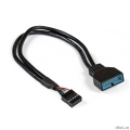 Exegate EX294785RUS ������-���������� USB 2.0-USB 3.0 ExeGate EX-CC-U3U2-0.15 (9pin(F)/19pin(M), 0,15�)  [��������: 1 ���]